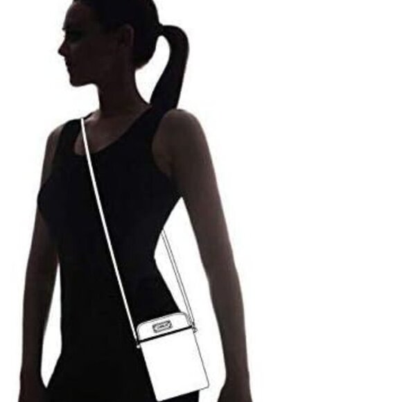 Cell Phone Crossbody Purse-Women PU Leather/Canvas Multicolor Handbag with Adjus - Picture 5 of 5